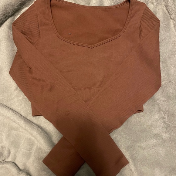 Brown Women's Crop Top - Picture 1 of 5